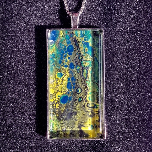 Hand Painted Necklace - Picture 1 of 5